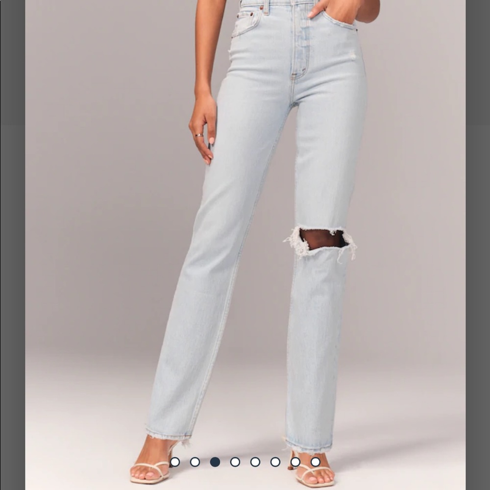 90s Ultra High Rise Straight Jean Abercrombie